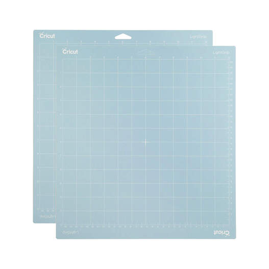 Cricut LightGrip Machine Mat, 12" x 12" 2 Count Pack